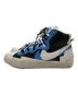 sacai (サカイ) NIKE (ナイキ) Blazer Mid ブレザー ミッド ミッドカットスニーカー ブルー×ブラック サイズ:29ｃｍ：8800円