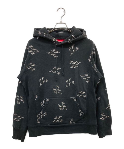 SUPREME（シュプリーム）Supreme (シュプリーム) 15AW Eat Me Hooded Sweatshirt Eat Meプリントパーカー ブラック サイズ:Mの古着・服飾アイテム