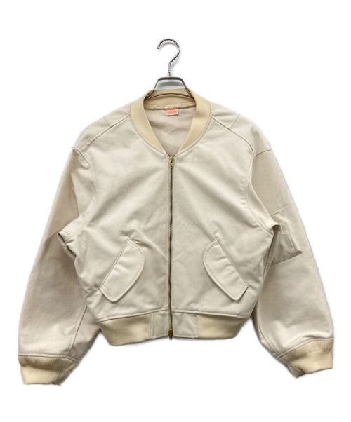 MAISON EUREKA（メゾンエウレカ）MAISON EUREKA (メゾンエウレカ) BOMBER JACKET アイボリー サイズ:Ｆの古着・服飾アイテム