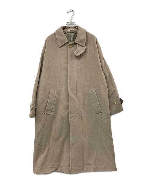 AURALEE（オーラリー）AURALEE (オーラリー) CASHMERE WOOL MOSSER BIG COAT カシミアウールモッサビッグコート ベージュ サイズ:4の古着・服飾アイテム