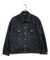 SOFTHYPHEN（ソフトハイフン）の古着「3RD TYPE DENIM JACKET」｜ブラック