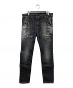 DIESELディーゼル）の古着「Tapered Krooley Joggjeans」｜グレー