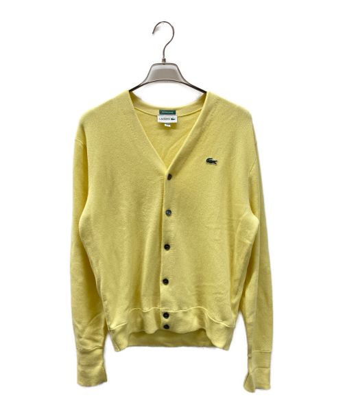 LACOSTE（ラコステ）LACOSTE (ラコステ) BEAMS (ビームス) ラコステ ビームス 別注 Wool Cardigan  イエロー サイズ:Sの古着・服飾アイテム