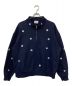 nick gear（ニックギア）の古着「SP FLOWER HALFZIP SWEAT」｜ネイビー