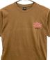 中古・古着 stussy (ステューシー) 90's プリントTee ブラウン サイズ:Ｌ：10000円