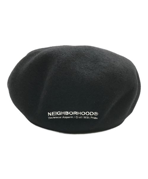 NEIGHBORHOOD（ネイバーフッド）NEIGHBORHOOD (ネイバーフッド) 22AW BASQUE BERET . WO ブラック サイズ:Mの古着・服飾アイテム