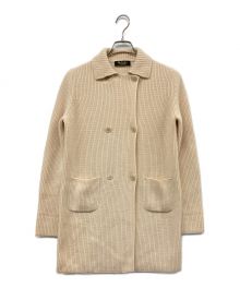 LORO PIANA（ロロピアーナ）の古着「BABY CASHMERE KNIT JACKET」｜ベージュ