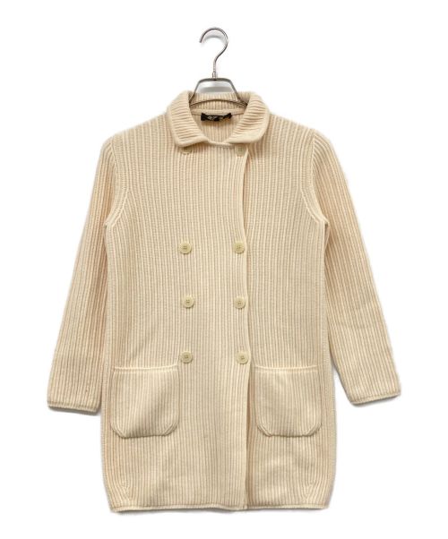 LORO PIANA（ロロピアーナ）LORO PIANA (ロロピアーナ) BABY CASHMERE KNIT JACKET ベージュ サイズ:40の古着・服飾アイテム