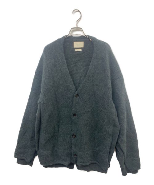 YOKE（ヨーク）YOKE (ヨーク) CONNECTING CARDIGAN レイヤードデザインオーバーサイズカーディガン ネイビー サイズ:3の古着・服飾アイテム