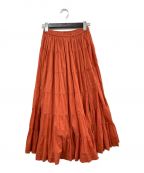 MARIHAマリハ）の古着「草原の虹のスカート」｜オレンジ
