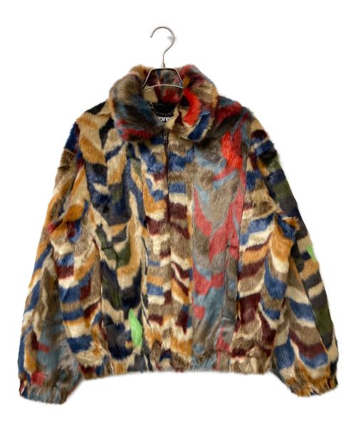 SUPREME（シュプリーム）SUPREME (シュプリーム)  22AW Multicolor Faux Fur Bomber Jacket マルチカラ サイズ:Ｍの古着・服飾アイテム