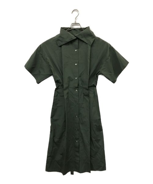 DRIES VAN NOTEN（ドリスヴァンノッテン）DRIES VAN NOTEN (ドリスヴァンノッテン) 半袖ワンピース グリーン サイズ:SIZE 34の古着・服飾アイテム