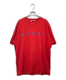 MARNI（マルニ）の古着「ロゴTシャツ」｜レッド