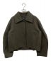 OSTKAKA（オストカーカ）の古着「FLICKA CROPPED WOOL COAT」｜ブラウン