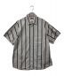 OAMC（オーエーエムシー）の古着「short sleeve striped shirt」｜グレー