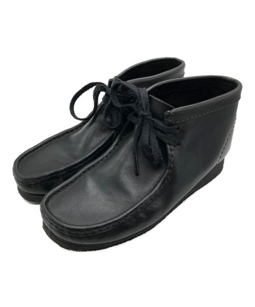 CLARKS ORIGINALS（クラークス オリジナルズ）Clarks Originals (クラークス オリジナルズ) Wallabee BLACK LEATHER ブラック サイズ:25.5の古着・服飾アイテム