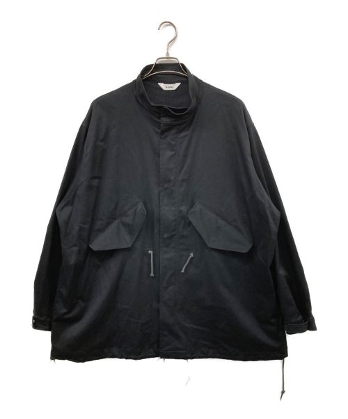 Name.（ネーム）Name. (ネーム) STRETCH CHINO MIDDLE M-65 COAT ブラックの古着・服飾アイテム