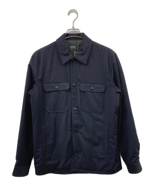 A.P.C.（アーペーセー）A.P.C. (アー・ペー・セー) ウールCPOジャケット ネイビー サイズ:Sの古着・服飾アイテム