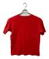 Yves Saint Laurent (イヴサンローラン) オーバーサイズロゴTシャツ レッド サイズ:S：8000円
