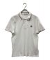 MONCLER（モンクレール）の古着「MAGLIA POLO ワッペンポロシャツ」｜ホワイト