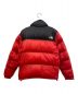 THE NORTH FACE (ザ ノース フェイス) ヌプシダウンジャケット レッド×ブラック サイズ:L：12800円