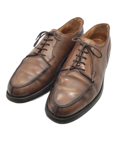 Crockett & Jones（クロケット＆ジョーンズ）Crockett & Jones (クロケット＆ジョーンズ) MORETON Uチップシューズ ブラウン サイズ:7の古着・服飾アイテム