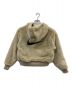 NIKE (ナイキ) フェイクファージャケット ベージュ サイズ:M：9800円