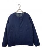 DESCENTE dddデサントディーディーディー）の古着「LIGHT PUFF CARDIGAN」｜ネイビー