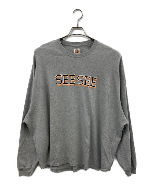 SEESEE（シーシー）SEESEE (シーシー) URBS (ユーアールビーエス) SUPER BIG ROUND LS TEE グレー サイズ:Ｌの古着・服飾アイテム