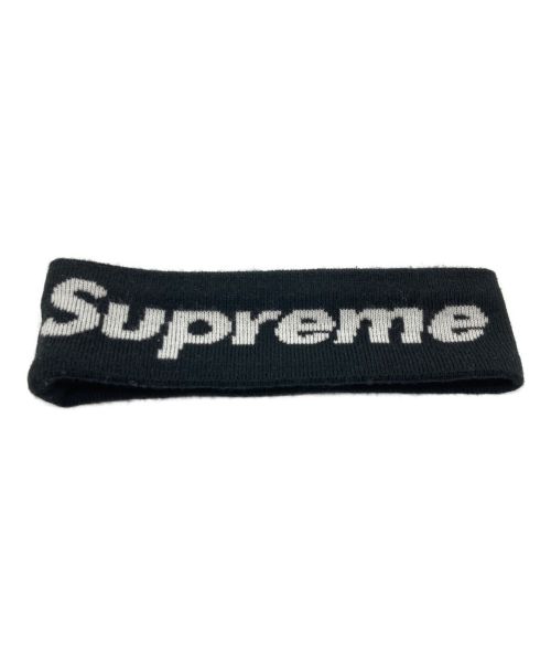 SUPREME（シュプリーム）Supreme (シュプリーム) New Era (ニューエラ) ロゴヘアバンド ブラックの古着・服飾アイテム