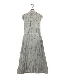 RIM.ARK（リムアーク）の古着「Marble ink flowing dress」｜グレー