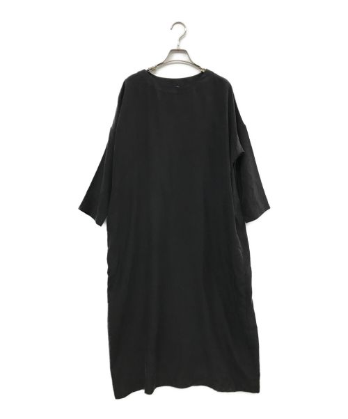 yoli（ヨリ）yoli (ヨリ) Silk long onepiece ブラック サイズ:FREEの古着・服飾アイテム