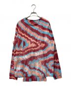 Lehレー）の古着「Tiedye L/S T-SH」｜レッド