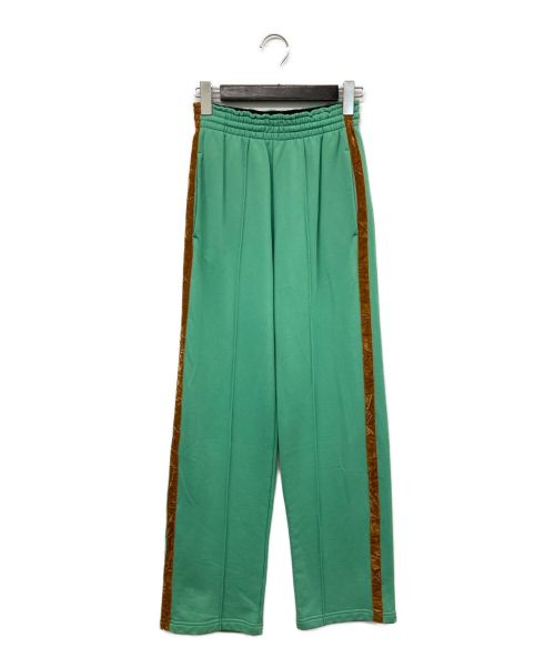 Acne studios（アクネ ストゥディオス）ACNE STUDIOS (アクネストゥディオス) Face motif trousers グリーン サイズ:XXSの古着・服飾アイテム