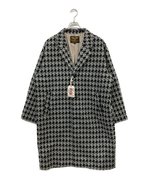 CALEE（キャリー）CALEE (キャリー)  HOUND TOOTH PATTERN CHESTER COAT ハウンドトゥースパターンチェスターコート グレー サイズ:L 未使用品の古着・服飾アイテム