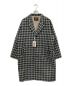 CALEE（キャリー）の古着「 HOUND TOOTH PATTERN CHESTER COAT ハウンドトゥースパターンチェスターコート」｜グレー