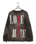 SAINT MICHAEL（セントマイケル）の古着「22SS LOVE & HATE L/S T-SHIRT」｜ブラック