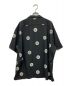 CALEE (キャリー) Original dot pattern amunzen cloth S/S shirt ドットオープンカラーシャツ ブラック サイズ:XL：8800円