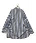 jieda (ジエダ) ストライプビッグシルエットシャツ JIE-18W-SH01 LONG SHIRT ロングシャツ ブルー サイズ:1：3980円