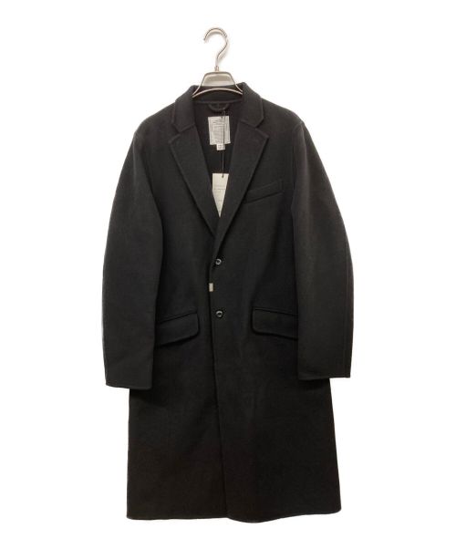 THE CRIMIE（ザ クライミー）THE CRIMIE (ザ クライミー) CASHMERE MELTON REVER CHESTER COAT ブラック サイズ:Mの古着・服飾アイテム