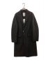 THE CRIMIE（ザ クライミー）の古着「CASHMERE MELTON REVER CHESTER COAT」｜ブラック