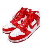 NIKEナイキ）の古着「DUNK HI RETRO Championship White and Red」｜レッド×ホワイト