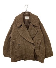 MANOF（マノフ）の古着「COCOON LINE SHORT COAT」｜ブラウン