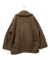 MANOF (マノフ) COCOON LINE SHORT COAT ブラウン サイズ:M：10000円