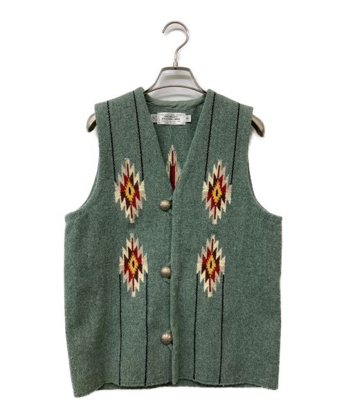 TRUJILLO'S（トルフィリオス）TRUJILLO'S (トルフィリオス) Chimayo Vest グリーン サイズ:Sの古着・服飾アイテム