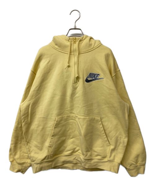 SUPREME（シュプリーム）SUPREME (シュプリーム) NIKE (ナイキ) Half Zip Hooded Sweatshirt イエロー サイズ:Lの古着・服飾アイテム