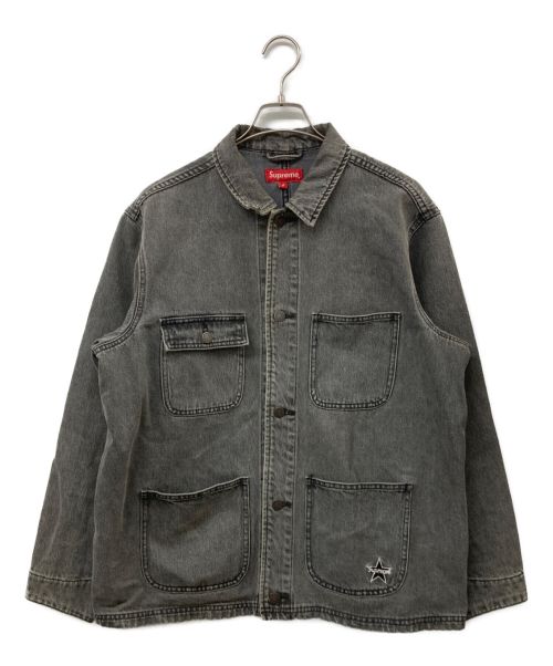 SUPREME（シュプリーム）SUPREME (シュプリーム) 22SS Denim Chore Coat ブラック サイズ:Mの古着・服飾アイテム