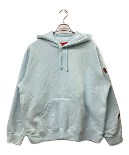 SUPREME（シュプリーム）SUPREME (シュプリーム) 23AW Sleeve Arc Hooded Sweatshirt ブルー サイズ:Mの古着・服飾アイテム