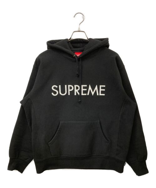 SUPREME（シュプリーム）SUPREME (シュプリーム) 22AW Capital Hooded Sweatshirt ブラック サイズ:Mの古着・服飾アイテム