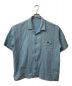 Porter Classic（ポータークラシック）の古着「GAUZE SHORT SLEEVE SHIRT ガーゼショートスリーブシャツ」｜ブルー